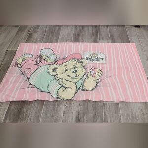 Vintage Primrose teddy nightcap and friends pillowcase